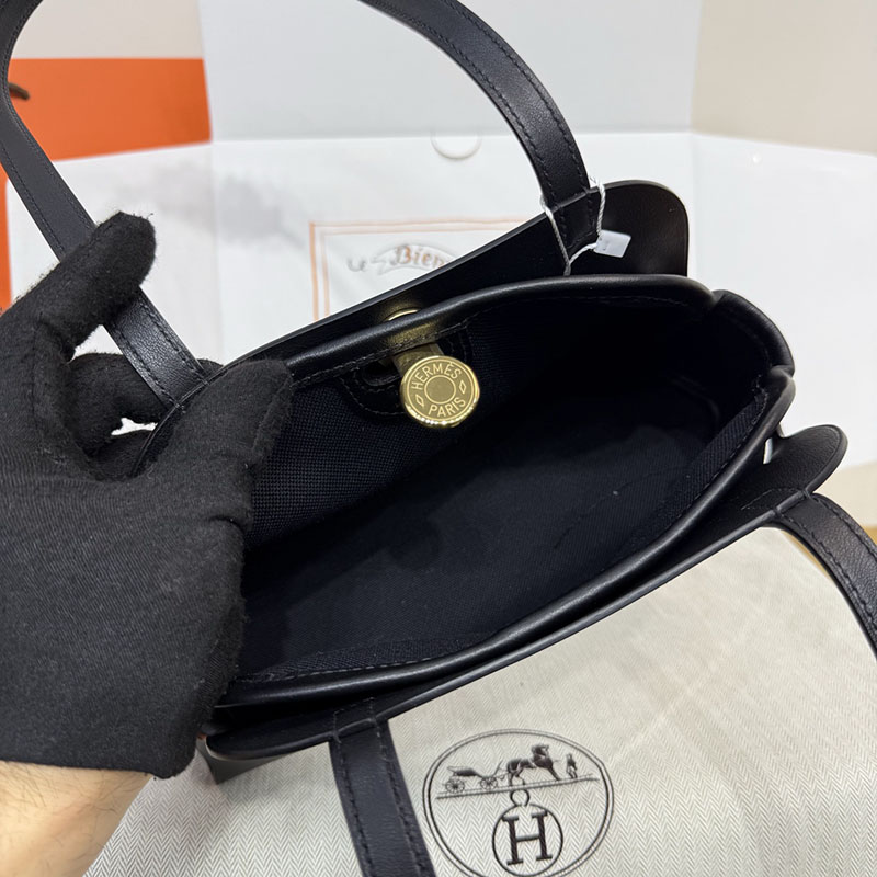 エルメス トートバッグ HERMES タブリエ・セリエ 黒 ブラック スウィフト ゴールド金具 H086583CC89 エルメス トートバッグ 公式 - 画像 (3)