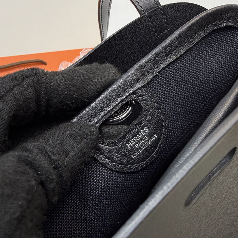 エルメス トートバッグ HERMES タブリエ・セリエ 黒 ブラック スウィフト シルバー金具 H086583CK89 エルメス トートバッグ 新品 価格 - 画像 (6)