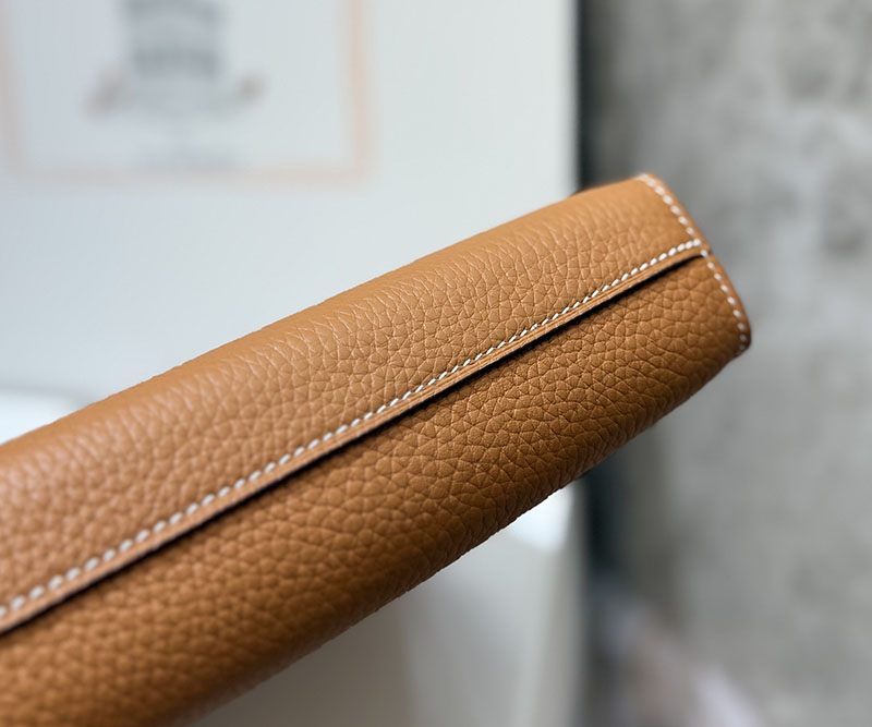 エルメス ケリーデペッシュ 36の通販 HERMES ケリーデペッシュ36 ゴールド トゴ シルバー金具 H078392CK37 エルメス メンズバッグ ビジネス - 画像 (8)