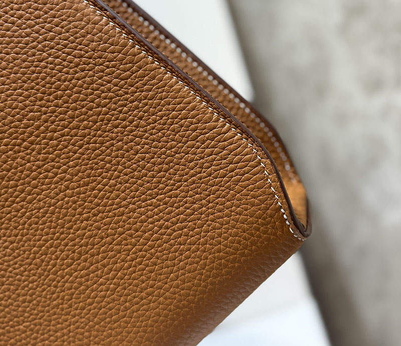エルメス ケリーデペッシュ 36の通販 HERMES ケリーデペッシュ36 ゴールド トゴ シルバー金具 H078392CK37 エルメス メンズバッグ ビジネス - 画像 (7)