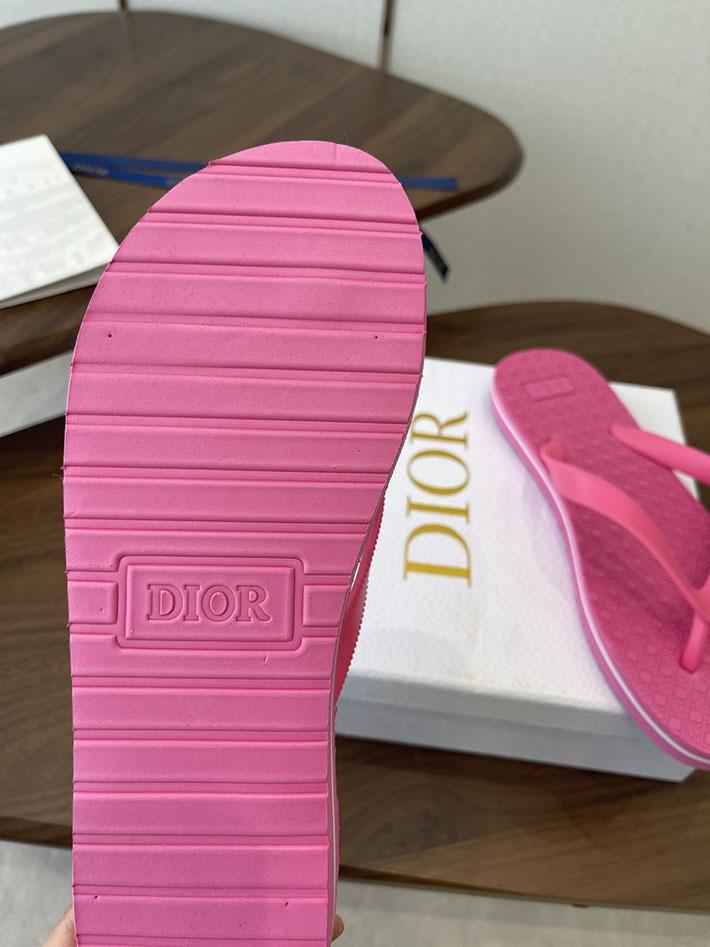 最高級ディオールスーパーコピー Dior 2026年春夏 新作 レディース ビーチサンダル ピンク 2630737 ビーチサンダルブランド レディース - 画像 (4)