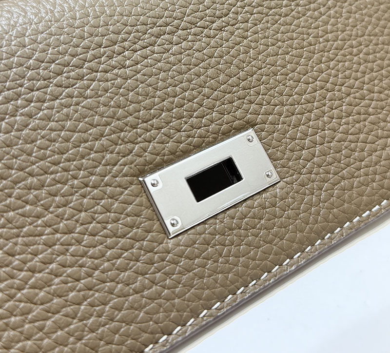 エルメス ケリーデペッシュ 36の通販 HERMES ケリーデペッシュ36 エトゥープ トゴ シルバー金具 H078392CK18 エルメス メンズバッグ 人気 - 画像 (5)