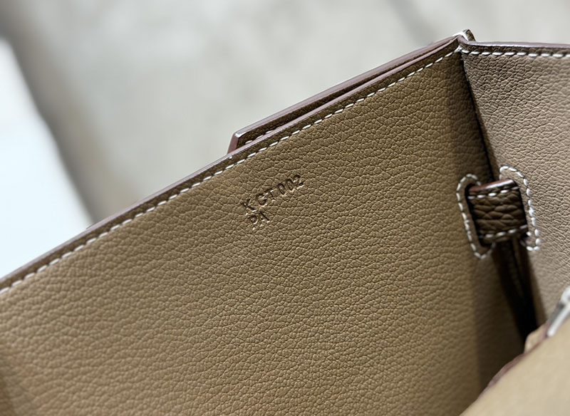 エルメス ケリーデペッシュ 36の通販 HERMES ケリーデペッシュ36 エトゥープ トゴ シルバー金具 H078392CK18 エルメス メンズバッグ 人気 - 画像 (3)