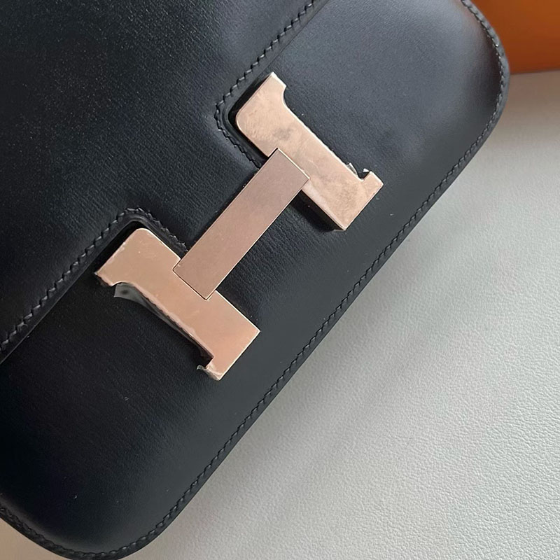 エルメス コンスタンスの通販 HERMES コンスタンス3 ミニ 黒 ブラック ボックスカーフ ローズゴールド金具 H056341CD89 コンスタンス 3 ミニ 定価 - 画像 (9)