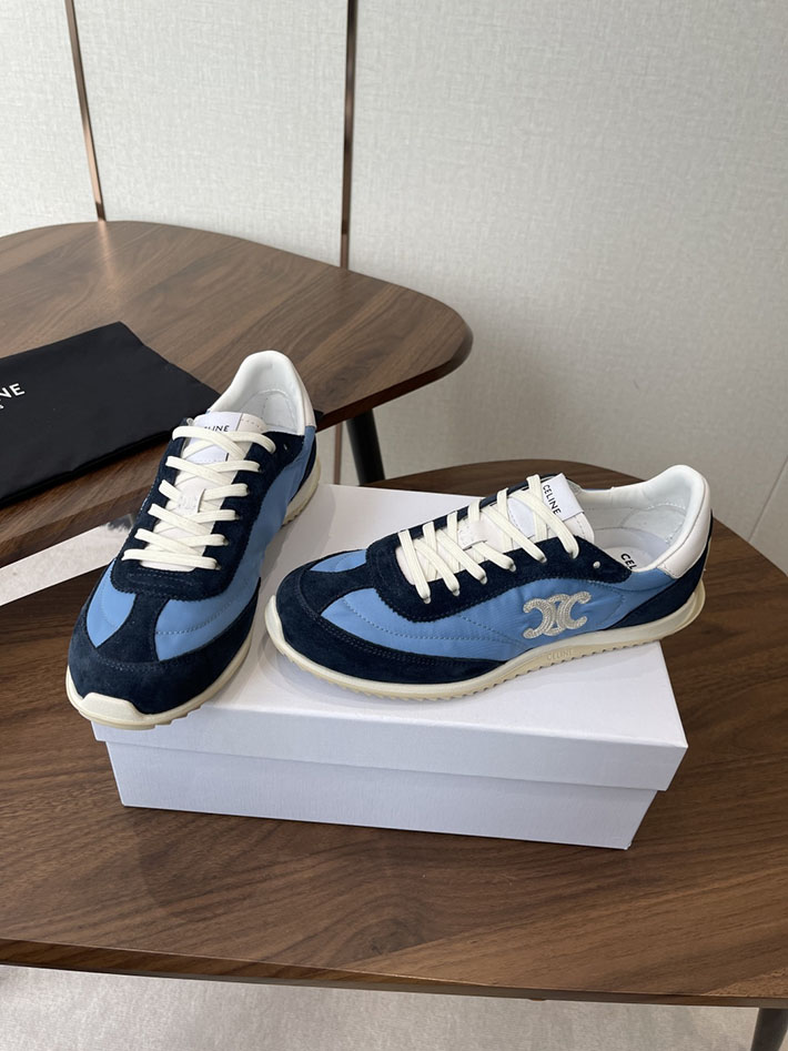 最高級セリーヌスーパーコピー CELINE スニーカー RACER Low Top Sneaker レーサー ロートップ ブルー 2630779 セリーヌ 靴 アウトレット - 画像 (9)
