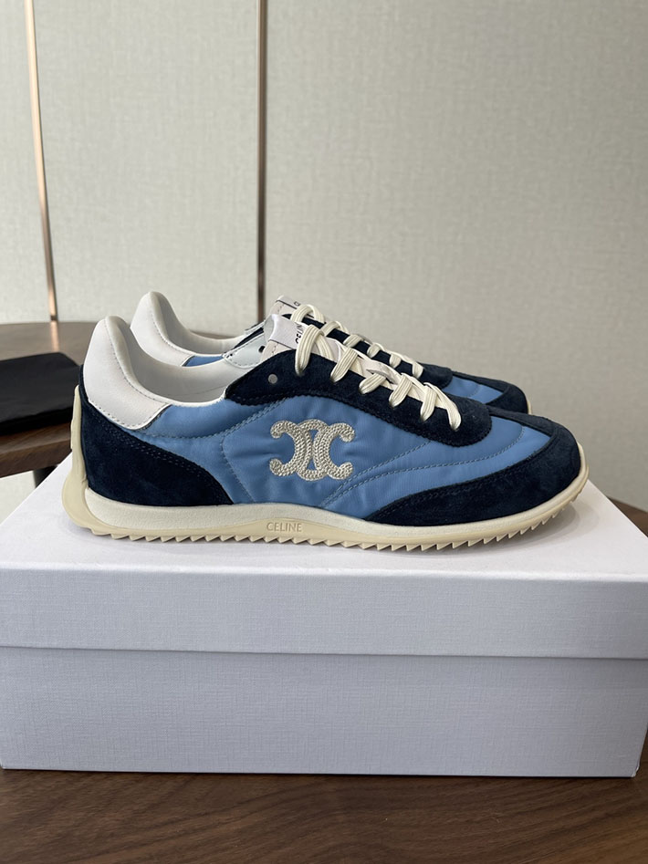最高級セリーヌスーパーコピー CELINE スニーカー RACER Low Top Sneaker レーサー ロートップ ブルー 2630779 セリーヌ 靴 アウトレット - 画像 (2)