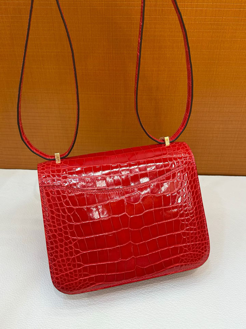 エルメス コンスタンスの通販 HERMES コンスタンス3 ミニ ブレイズ クロコダイル ゴールド金具 H056342CC95 エルメス クロコ コンスタンス - 画像 (9)