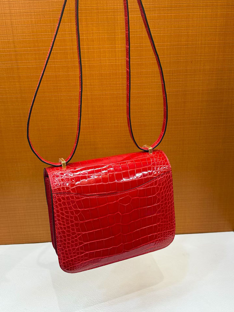 エルメス コンスタンスの通販 HERMES コンスタンス3 ミニ ブレイズ クロコダイル ゴールド金具 H056342CC95 エルメス クロコ コンスタンス - 画像 (3)