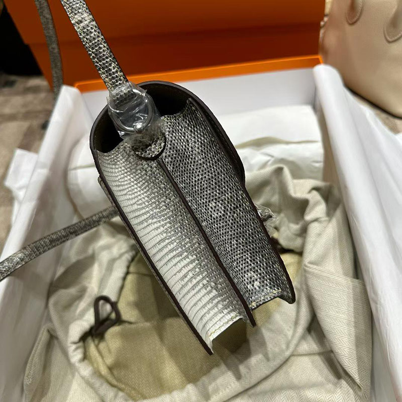エルメス ロウリス ミニの通販 HERMES ロウリス(ルリ) ミニ オンブレ リザードナチュラ シルバー金具 H082103CK1B エルメス ロウリス ミニ 定価 - 画像 (4)