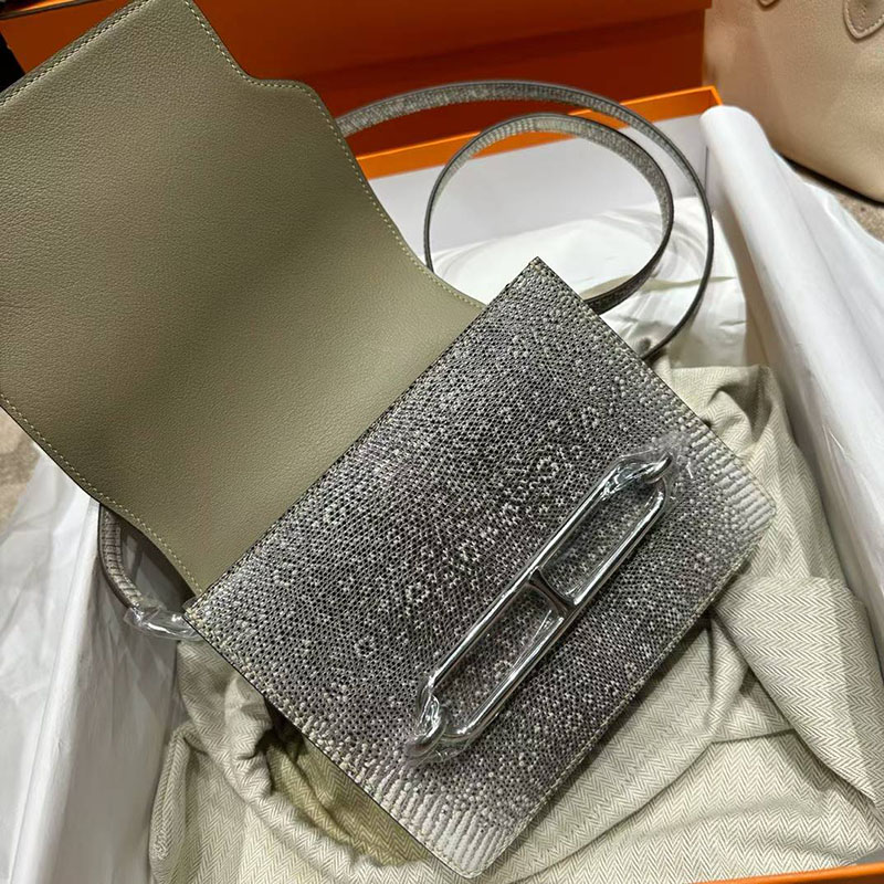 エルメス ロウリス ミニの通販 HERMES ロウリス(ルリ) ミニ オンブレ リザードナチュラ シルバー金具 H082103CK1B エルメス ロウリス ミニ 定価 - 画像 (3)