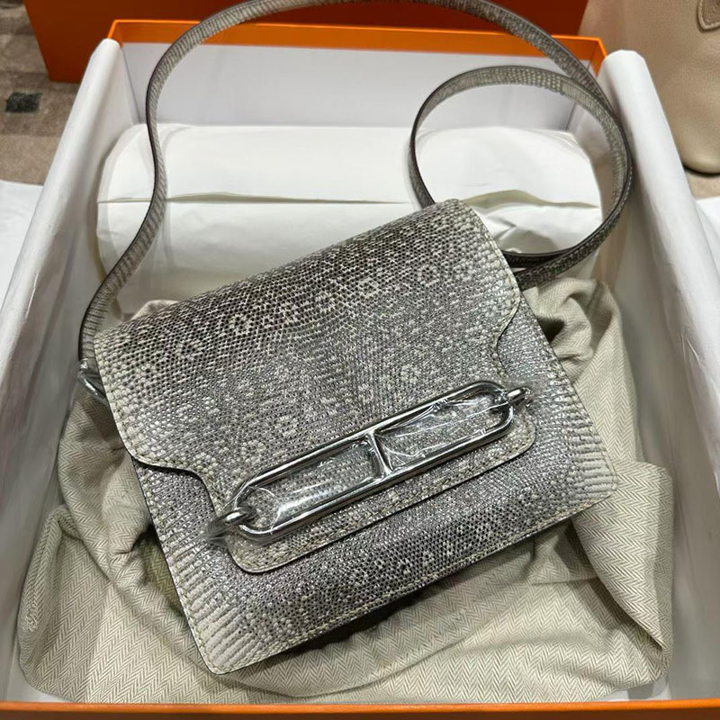 エルメス ロウリス ミニの通販 HERMES ロウリス(ルリ) ミニ オンブレ リザードナチュラ シルバー金具 H082103CK1B エルメス ロウリス ミニ 定価 - 画像 (2)