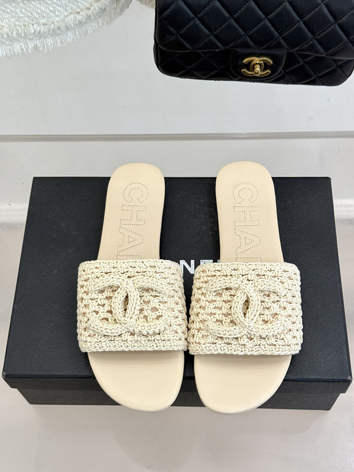 最高級シャネルスーパーコピー CHANEL 2026年春夏 新作 サンダル クロシェ ミュール ベージュ 2630797 シャネル サンダル 新作 - 画像 (8)