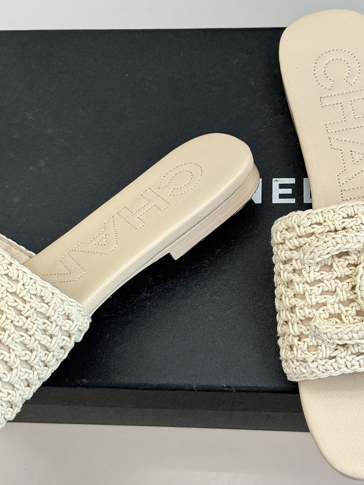 最高級シャネルスーパーコピー CHANEL 2026年春夏 新作 サンダル クロシェ ミュール ベージュ 2630797 シャネル サンダル 新作 - 画像 (6)