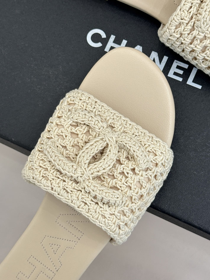 最高級シャネルスーパーコピー CHANEL 2026年春夏 新作 サンダル クロシェ ミュール ベージュ 2630797 シャネル サンダル 新作 - 画像 (5)