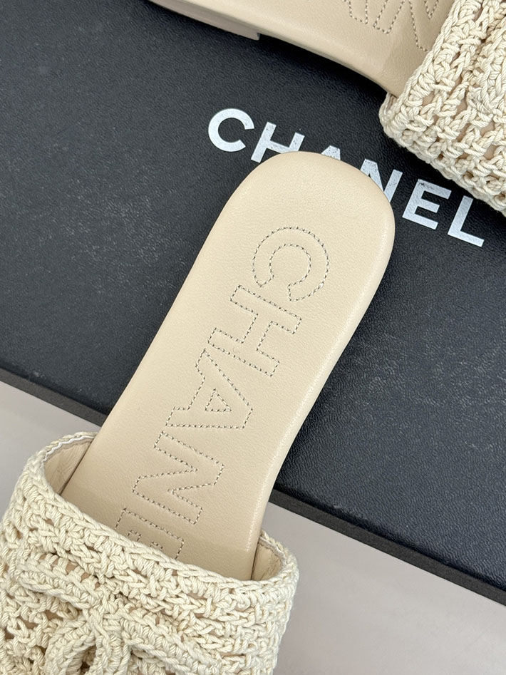 最高級シャネルスーパーコピー CHANEL 2026年春夏 新作 サンダル クロシェ ミュール ベージュ 2630797 シャネル サンダル 新作 - 画像 (4)