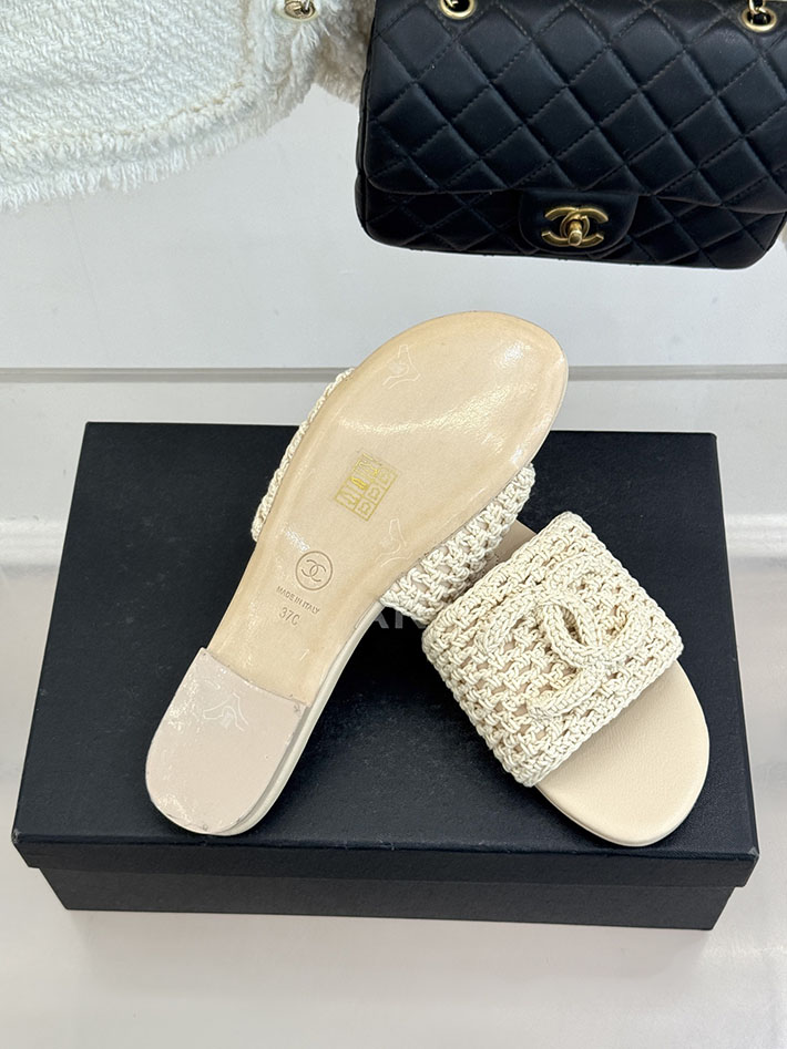 最高級シャネルスーパーコピー CHANEL 2026年春夏 新作 サンダル クロシェ ミュール ベージュ 2630797 シャネル サンダル 新作 - 画像 (3)