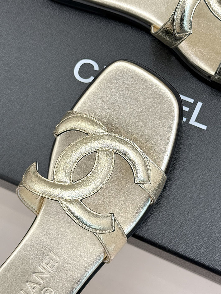 最高級シャネルスーパーコピー CHANEL 2026年春夏 新作 サンダル ラムスキン カーフスキン ゴールド 2630806 シャネル サンダル 新作 - 画像 (7)
