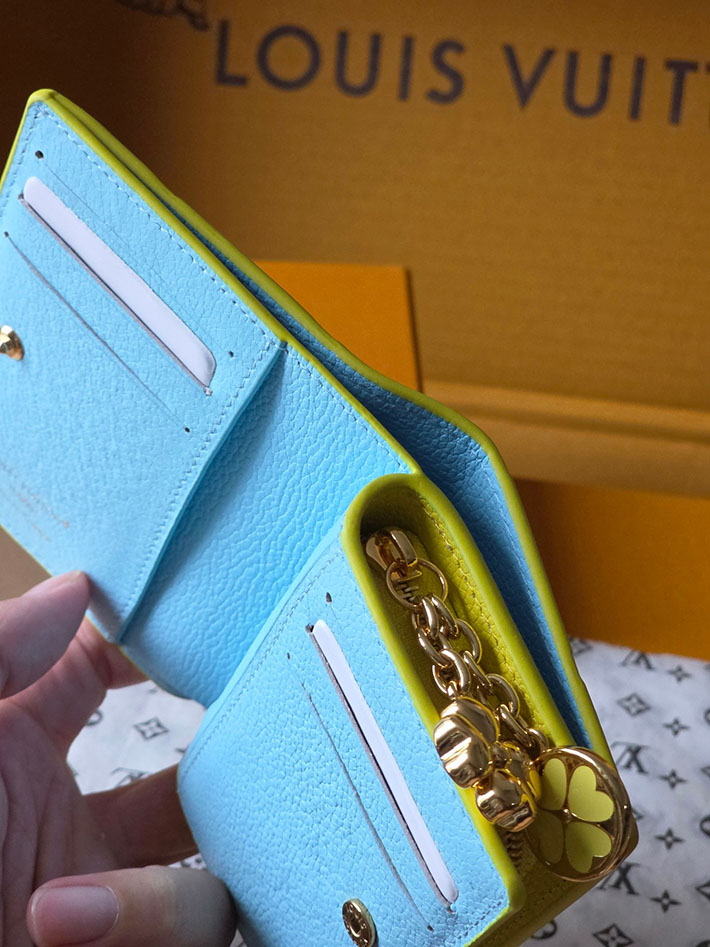 最高級ルイヴィトンスーパーコピー Louis Vuitton 財布 ポルトフォイユ・クレア シトラス M27506 ルイヴィトン 財布 二つ折り レディース - 画像 (4)