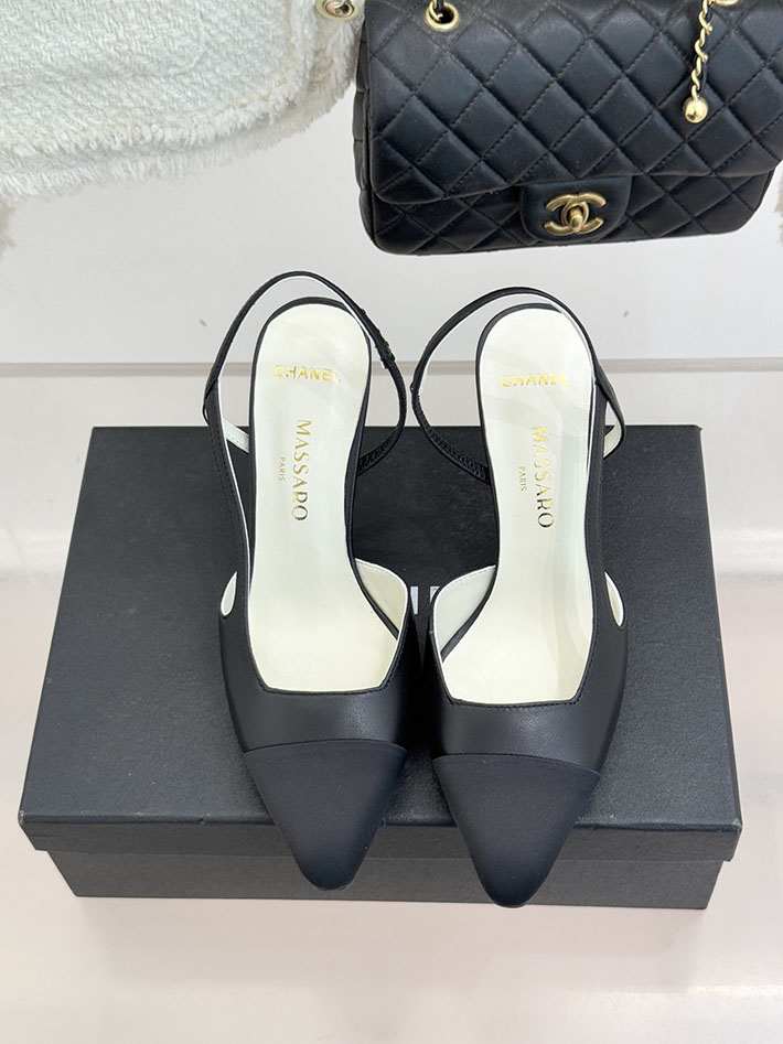 最高級シャネルスーパーコピー CHANEL 2026年春夏 新作 スリングバック シューズ パンプス ブラック 2630836 シャネル スリングバック - 画像 (8)