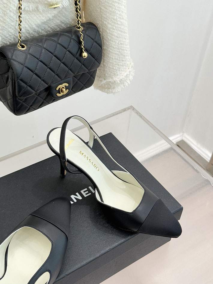 最高級シャネルスーパーコピー CHANEL 2026年春夏 新作 スリングバック シューズ パンプス ブラック 2630836 シャネル スリングバック - 画像 (7)