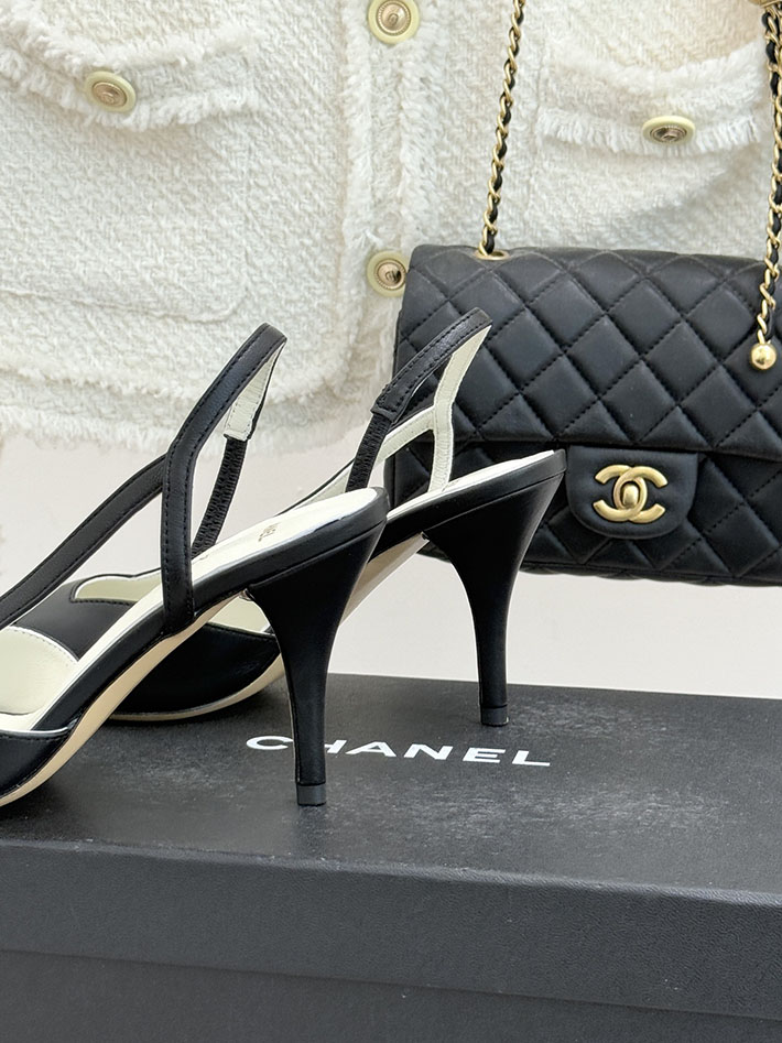 最高級シャネルスーパーコピー CHANEL 2026年春夏 新作 スリングバック シューズ パンプス ブラック 2630836 シャネル スリングバック - 画像 (6)