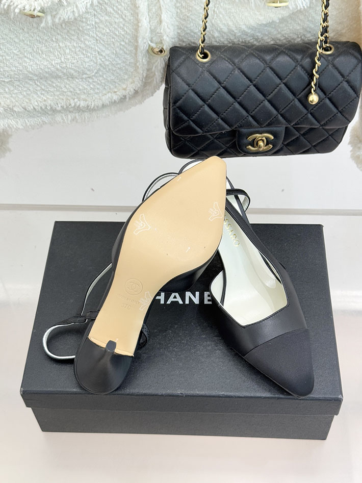 最高級シャネルスーパーコピー CHANEL 2026年春夏 新作 スリングバック シューズ パンプス ブラック 2630836 シャネル スリングバック - 画像 (3)