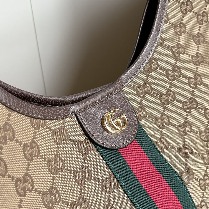 グッチ直営アウトレット店 GUCCI ジリオ ラージ トートバッグ ベージュ&ダークブラウン 853971 FAFFP 2547 グッチ トートバッグ 新作 - 画像 (8)