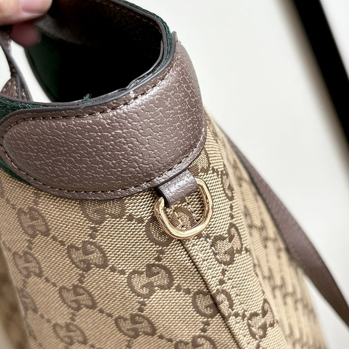グッチ直営アウトレット店 GUCCI ジリオ ラージ トートバッグ ベージュ&ダークブラウン 853971 FAFFP 2547 グッチ トートバッグ 新作 - 画像 (7)