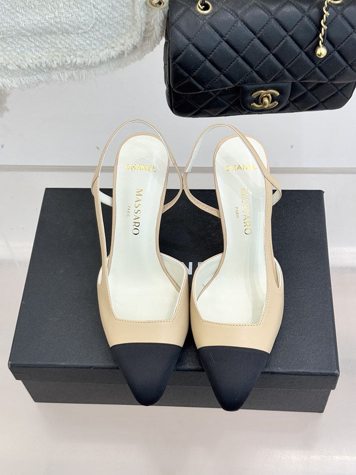 最高級シャネルスーパーコピー CHANEL 2026年春夏 新作 スリングバック シューズ パンプス ベージュ 2630838 シャネル パンプス ベージュ - 画像 (8)