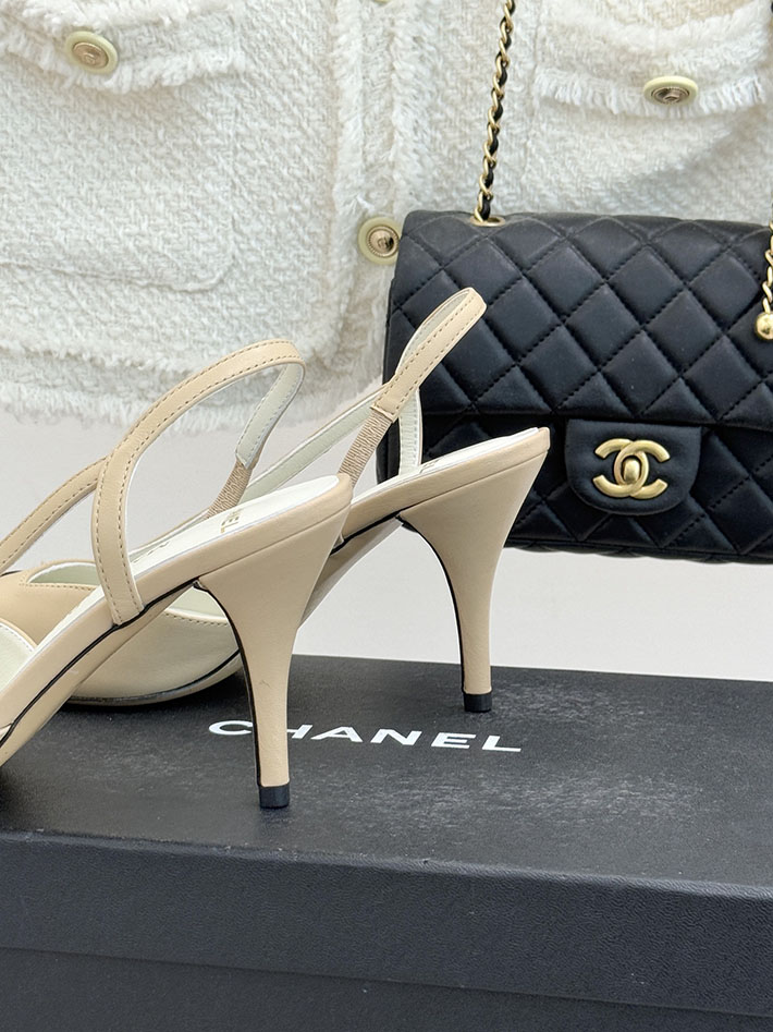最高級シャネルスーパーコピー CHANEL 2026年春夏 新作 スリングバック シューズ パンプス ベージュ 2630838 シャネル パンプス ベージュ - 画像 (6)