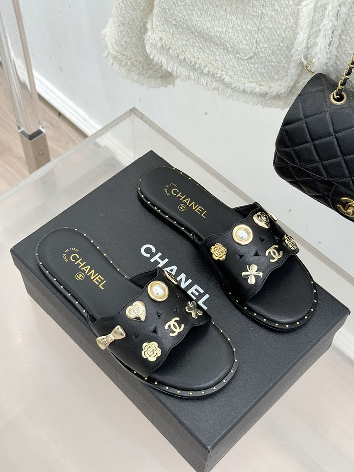 最高級シャネルスーパーコピー CHANEL 2026年春夏 新作 ココマーク サンダル 靴 レディース ブラック 2630839 シャネル サンダル 公式 - 画像 (9)