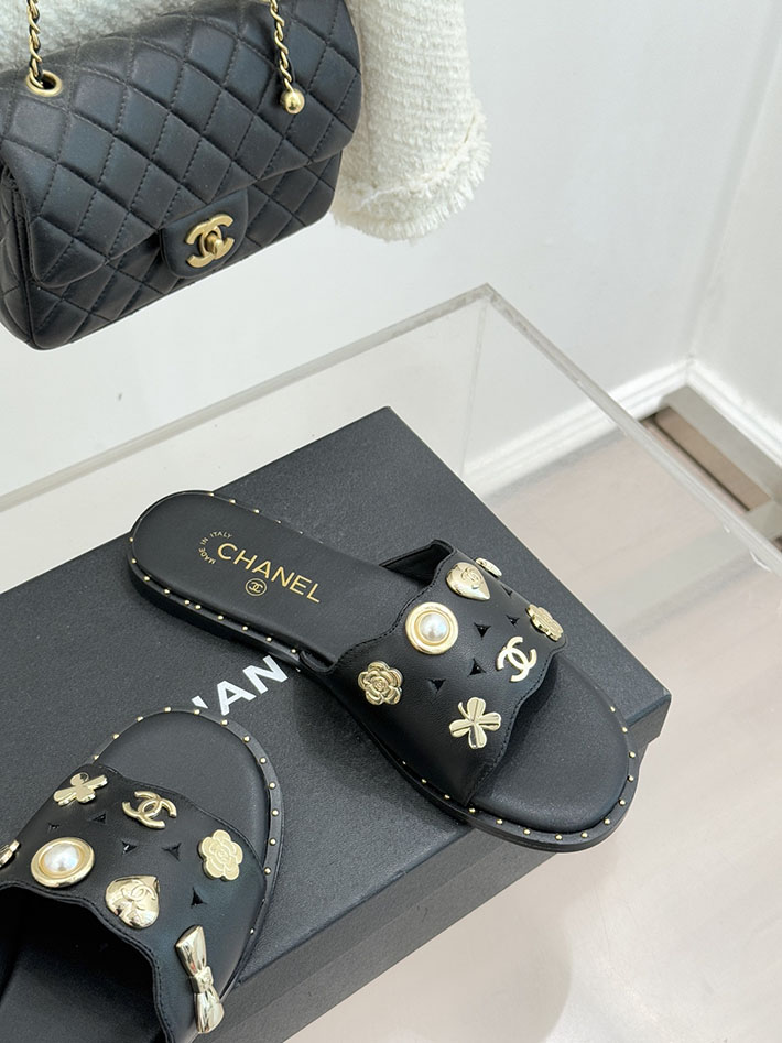 最高級シャネルスーパーコピー CHANEL 2026年春夏 新作 ココマーク サンダル 靴 レディース ブラック 2630839 シャネル サンダル 公式 - 画像 (7)
