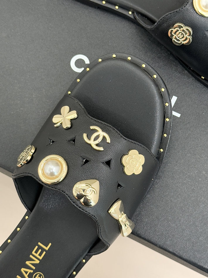 最高級シャネルスーパーコピー CHANEL 2026年春夏 新作 ココマーク サンダル 靴 レディース ブラック 2630839 シャネル サンダル 公式 - 画像 (5)