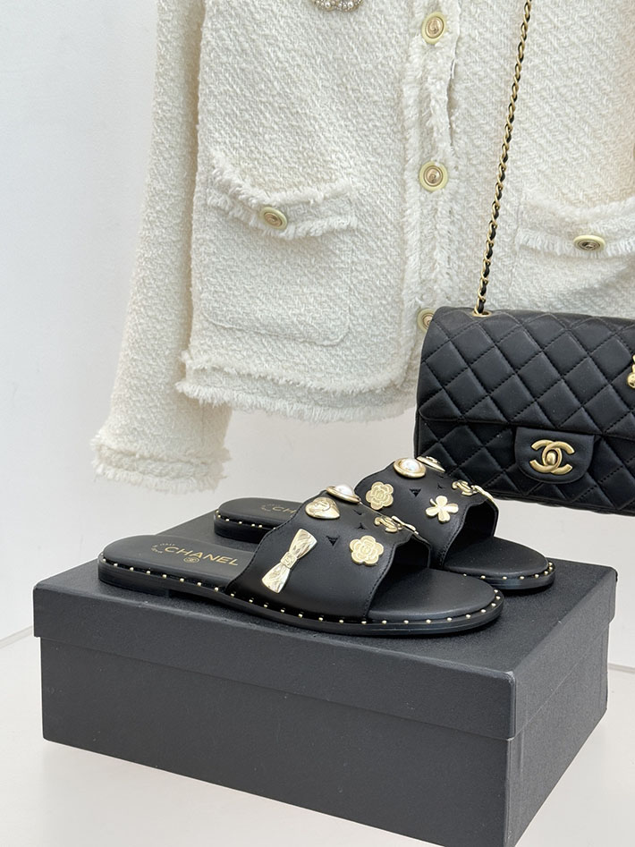 最高級シャネルスーパーコピー CHANEL 2026年春夏 新作 ココマーク サンダル 靴 レディース ブラック 2630839 シャネル サンダル 公式 - 画像 (2)