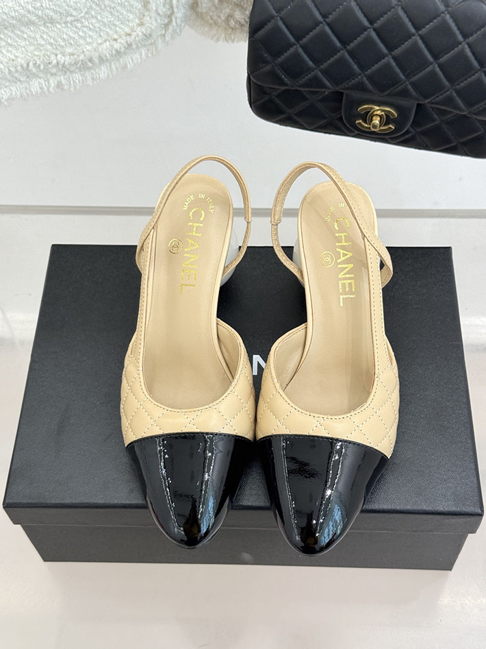 最高級シャネルスーパーコピー CHANEL 2026年春夏 新作 スリングバック シューズ パンプス ベージュ 2630846 シャネル 靴 アウトレット - 画像 (8)