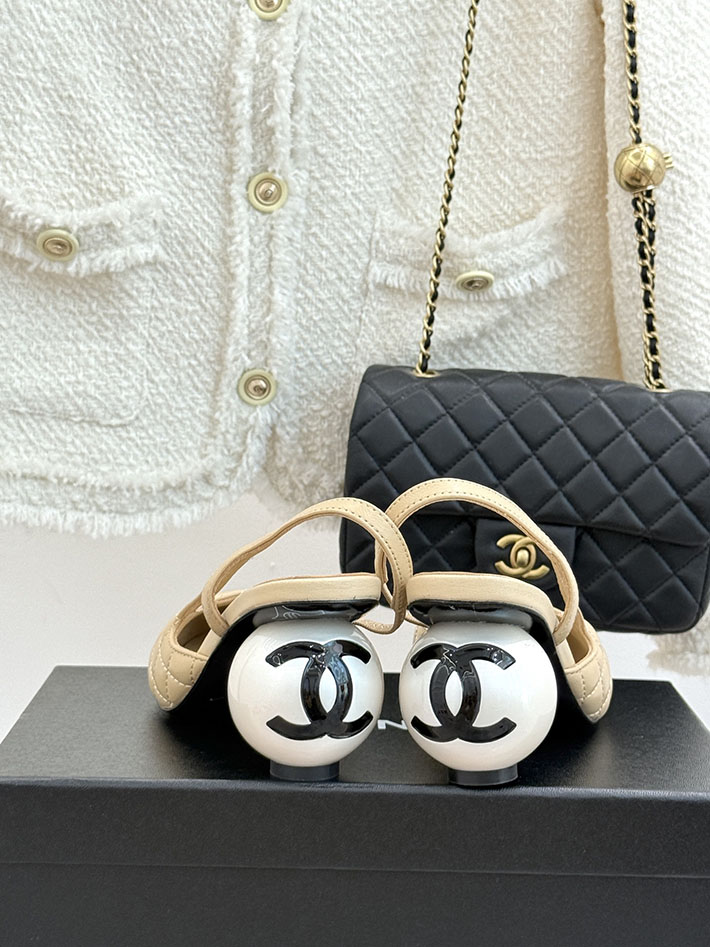 最高級シャネルスーパーコピー CHANEL 2026年春夏 新作 スリングバック シューズ パンプス ベージュ 2630846 シャネル 靴 アウトレット - 画像 (6)