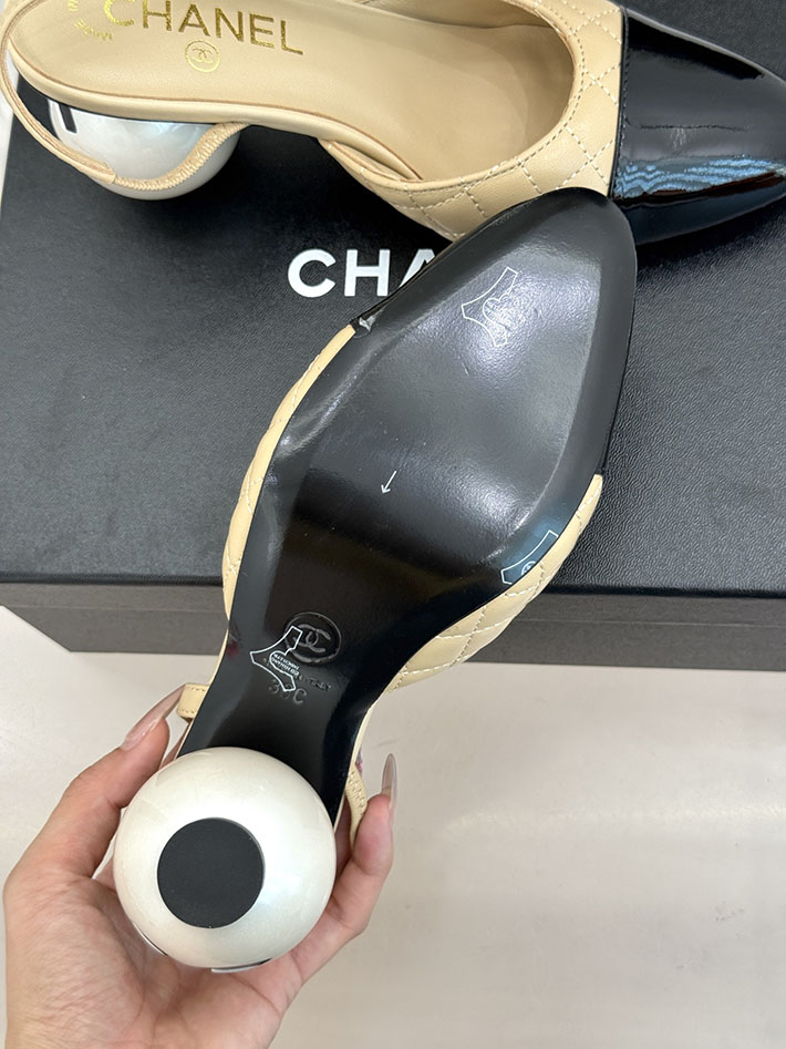 最高級シャネルスーパーコピー CHANEL 2026年春夏 新作 スリングバック シューズ パンプス ベージュ 2630846 シャネル 靴 アウトレット - 画像 (3)
