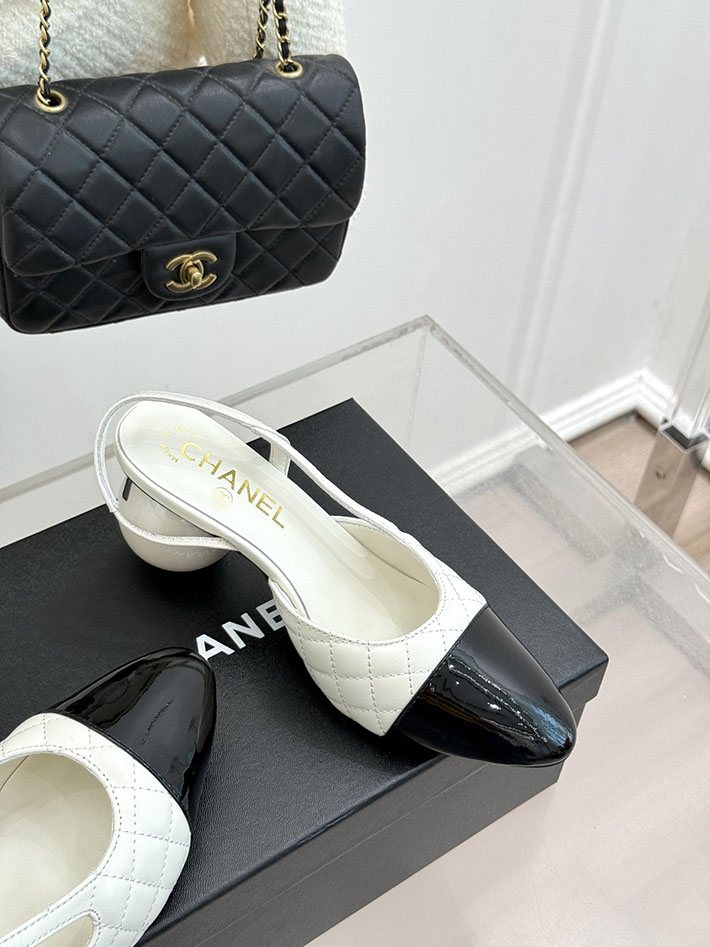最高級シャネルスーパーコピー CHANEL 2026年春夏 新作 スリングバック シューズ パンプス ホワイト 2630847 シャネル 靴 値段 - 画像 (7)