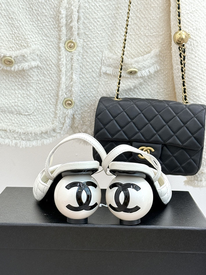 最高級シャネルスーパーコピー CHANEL 2026年春夏 新作 スリングバック シューズ パンプス ホワイト 2630847 シャネル 靴 値段 - 画像 (6)