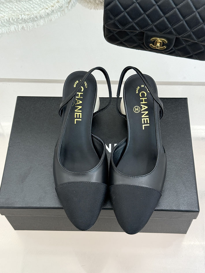 最高級シャネルスーパーコピー CHANEL 2026年春夏 新作 スリングバック シューズ パンプス ブラック 2630848 パンプスブランド レディース - 画像 (8)
