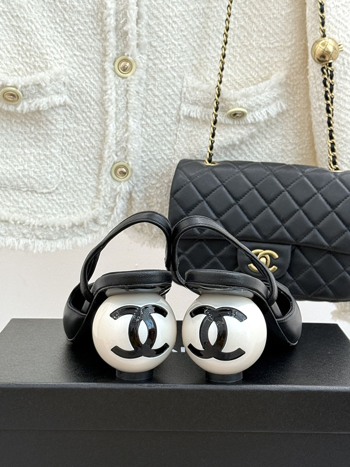 最高級シャネルスーパーコピー CHANEL 2026年春夏 新作 スリングバック シューズ パンプス ブラック 2630848 パンプスブランド レディース - 画像 (6)