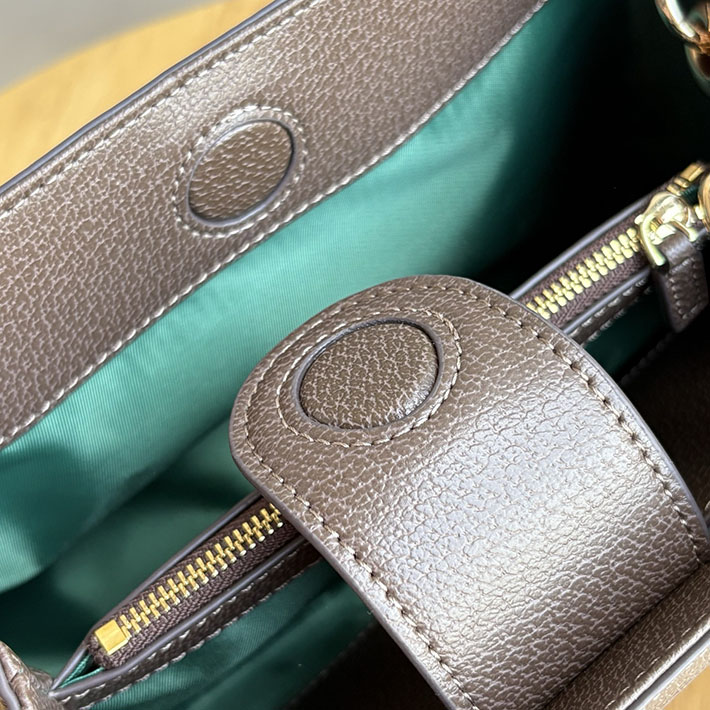 グッチ直営アウトレット店 GUCCI オフィディア スモール トートバッグ ベージュ&ダークブラウン 836840 FAE0J 9867 gucci バッグ 人気ランキング - 画像 (2)