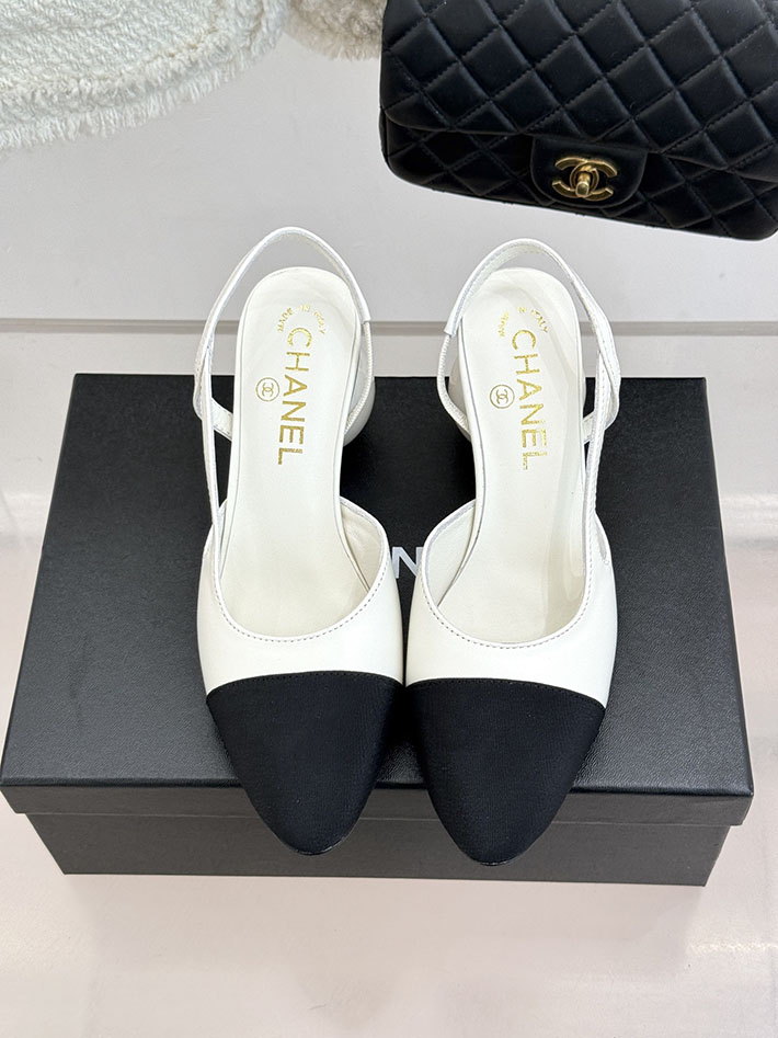 最高級シャネルスーパーコピー CHANEL 2026年春夏 新作 スリングバック シューズ パンプス ホワイト 2630850 パンプス ブランド 高級 - 画像 (8)
