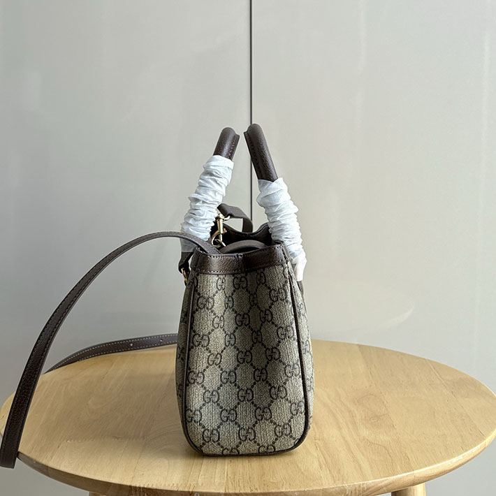グッチ直営アウトレット店 GUCCI オフィディア スモール トートバッグ ベージュ&ダークブラウン 836840 FAE0J 9867 gucci バッグ 人気ランキング - 画像 (8)
