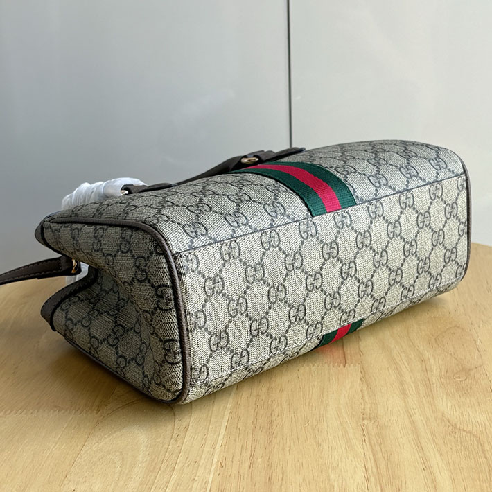 グッチ直営アウトレット店 GUCCI オフィディア スモール トートバッグ ベージュ&ダークブラウン 836840 FAE0J 9867 gucci バッグ 人気ランキング - 画像 (5)