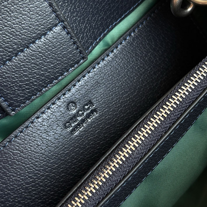 グッチ直営アウトレット店 GUCCI オフィディア スモール トートバッグ ベージュ&ブルー/ブルー 836840 FAE0J 4076 GUCCI ショルダーバッグ 人気 - 画像 (3)
