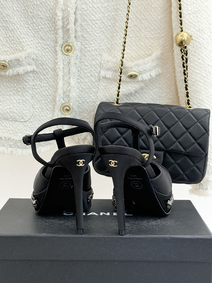 最高級シャネルスーパーコピー CHANEL 2026新作 ココマーク スリングバック シューズ パンプス 靴 ブラック 2630868 シャネル パンプス 黒 - 画像 (6)