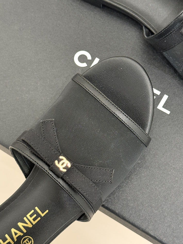 最高級シャネルスーパーコピー CHANEL メッシュ ミュール サンダル レディース 疲れない 2026新作 ブラック 2630941 シャネル サンダル 定価 - 画像 (4)