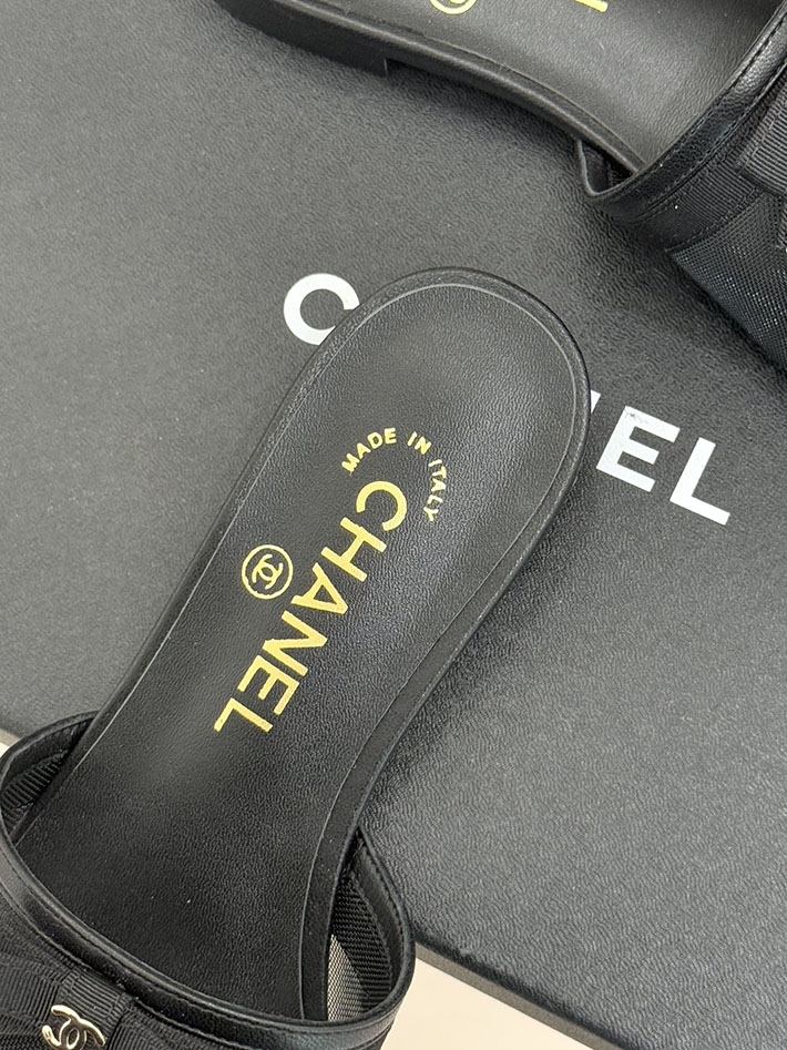 最高級シャネルスーパーコピー CHANEL メッシュ ミュール サンダル レディース 疲れない 2026新作 ブラック 2630941 シャネル サンダル 定価 - 画像 (3)