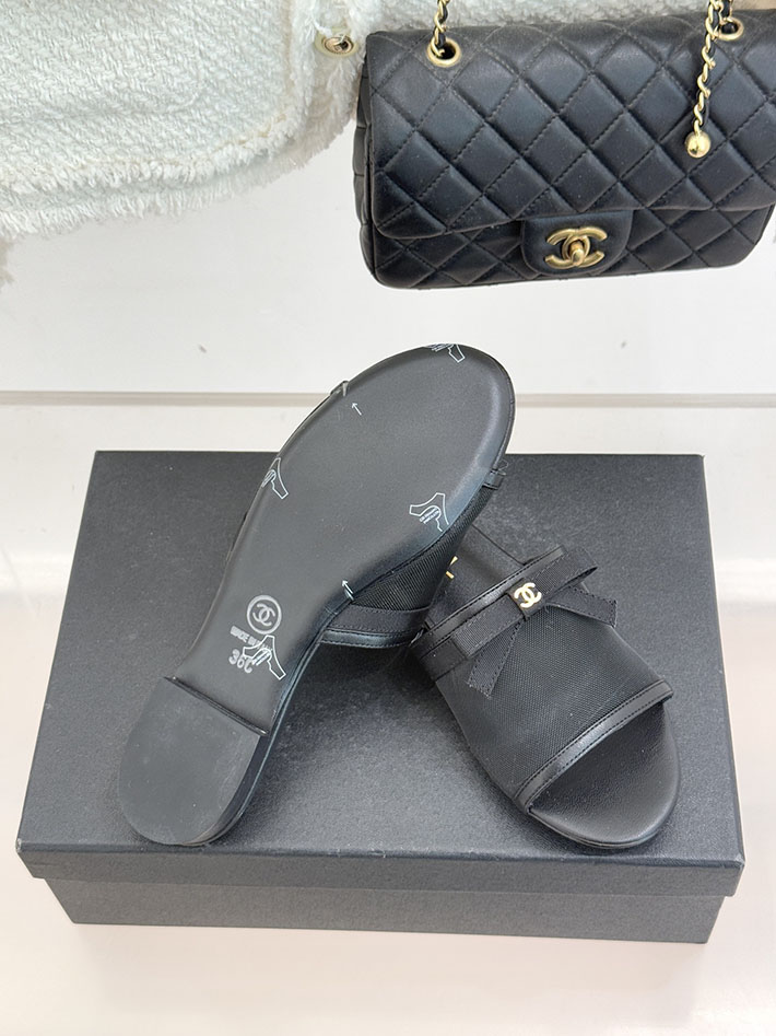最高級シャネルスーパーコピー CHANEL メッシュ ミュール サンダル レディース 疲れない 2026新作 ブラック 2630941 シャネル サンダル 定価 - 画像 (2)